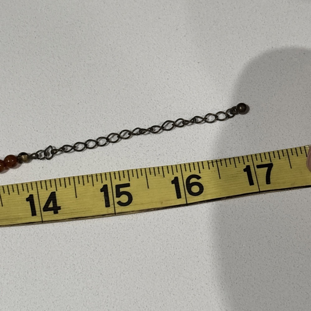 Lot Of 2 Unmarked Amber/Gold Necklaces - Picture 10 of 16